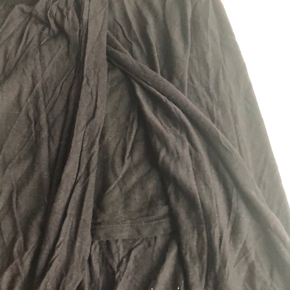 Free People - Maxi Skirt- High Slit- Black - Picture 4 of 7